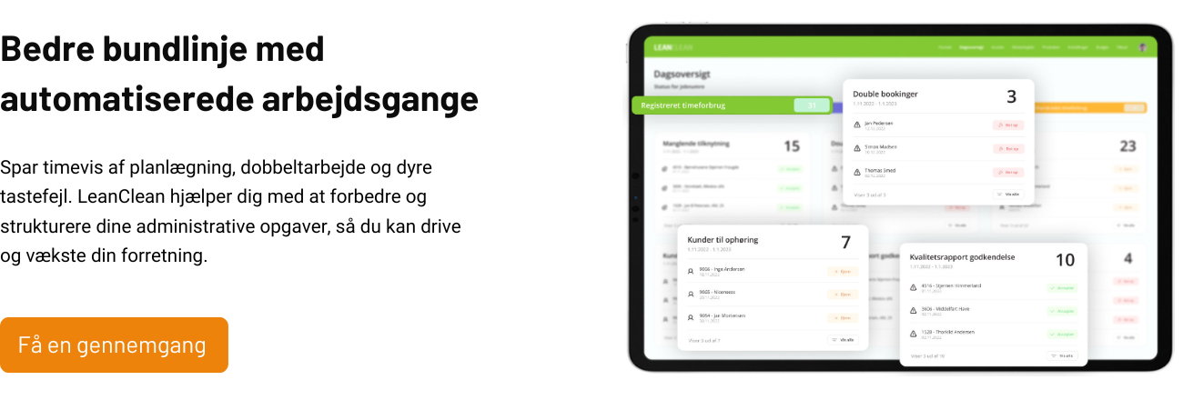 Bedre bundlinje med automatiserede arbejdsgange