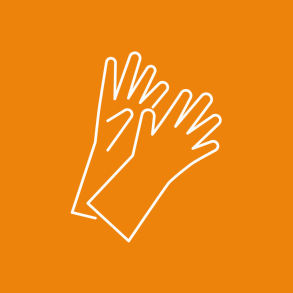 Her finder du vores udvalg af rengøringsshandsker