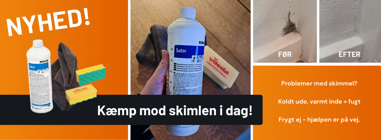 Bekmp skimmelsvamp med Sator - Rent Engros