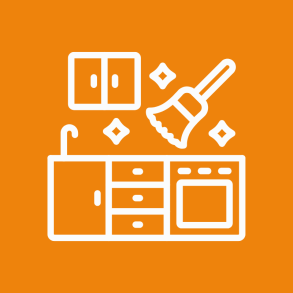 Her finder du rengringsmidler til kkkenet