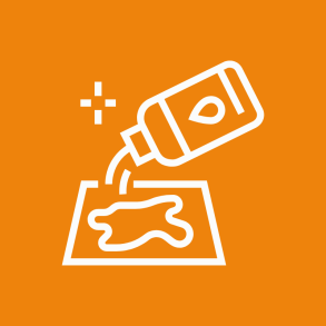 Her finder du vores forskellige pletfjernere