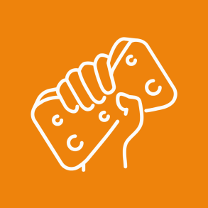 Her finder du vores forskellige udvalg af rengøringssvampe