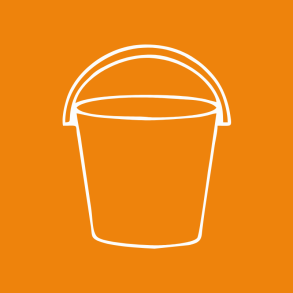 Her finder du et bredt udvalg af forskellige rengørings spande