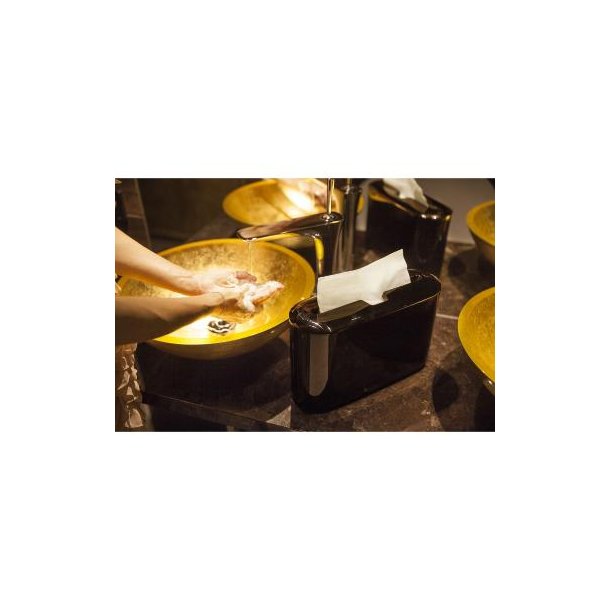 Dispenser H�ndkl�deark Tork Xpress Multifold Bord H2 - Sort