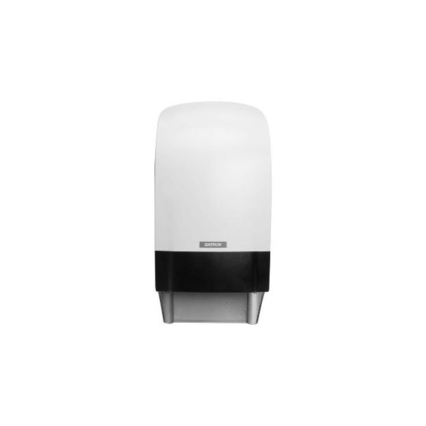 Katrin toiletrulle-dispenser / hvid plast / til 2 ruller