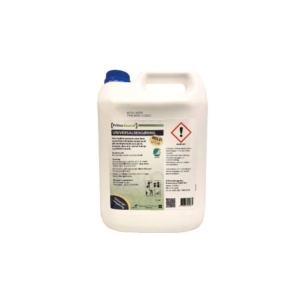 Universalrengring Prime Source Mild Ultra 5ltr Svanemrket u. Parfume Hjkonc.