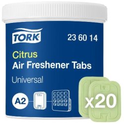 Luftfrisker Tork airfreshener disc - citronduft