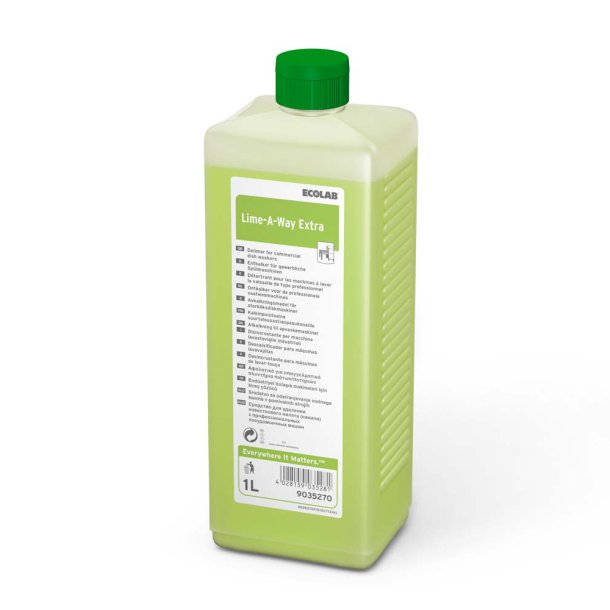 Kalkfjerner Lime-A-Way Ekstra Sur med Farve/Parfume 1 ltr Grn
