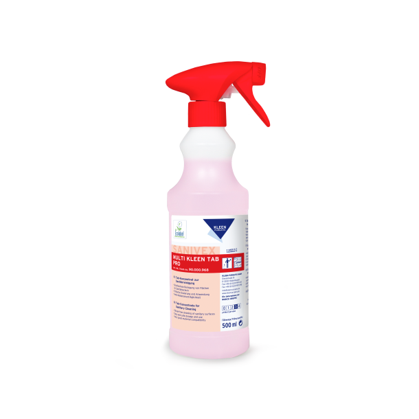 Sanivex Kleen sprayflaske med etikette - 0,5 ltr.