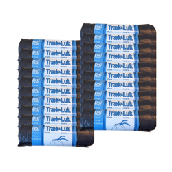 Affaldsposer tr�k og luk, 20 liter, sort (50x44 cm)
