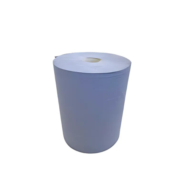 Aft�rringsrulle Industri 2-lag Perfo. �29.5xB37cmxL350m Genbrug Bl� 2rl/pakke