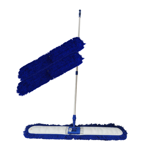 Akryl fejemoppe 100 cm med 2 akrylmopper og teleskopstang