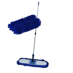 Akryl fejemoppe 60 cm med 2 akrylmopper og teleskopstang