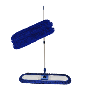 Akryl fejemoppe 80 cm med 2 akrylmopper og teleskopstang
