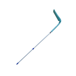 Flad b�jelig afst�ver med teleskopstang 100-180 cm