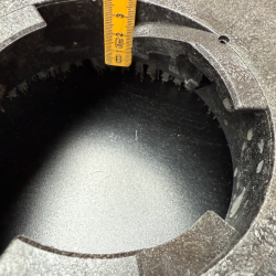 Brugt nylon b�rste - 37 cm/15"