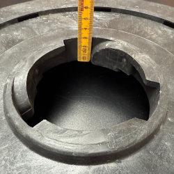 Brugt nylon b�rste - 41 cm/16"