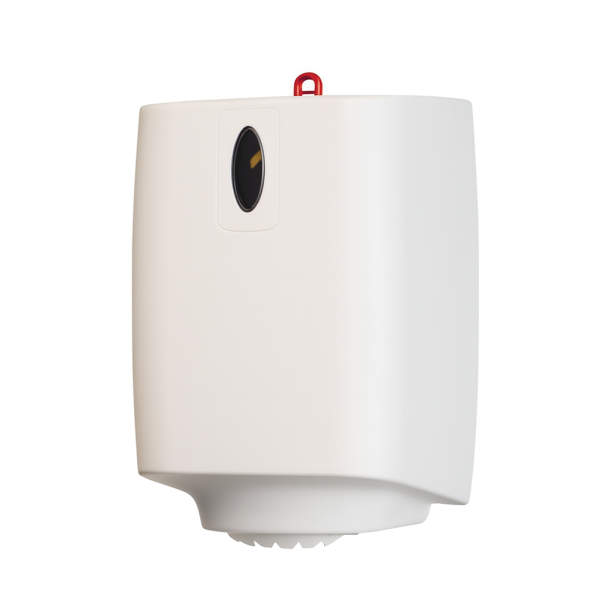 Mini Pristine dispenser til centerfeed hndklderuller, hvid plast