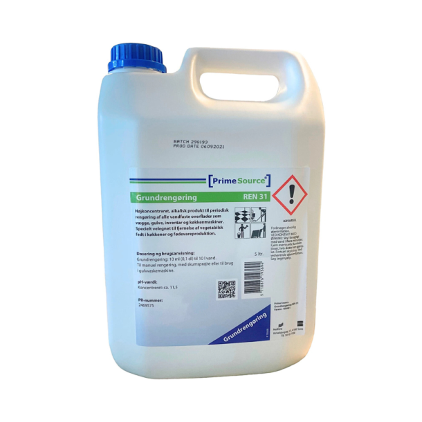 Grundrengring Prime Source Ren 31 Allround uden Farve/Parfume 5 ltr