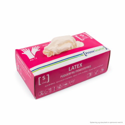 Handske Engangs Prime Source uden Pudder Latex AQL. 1,5 hvid