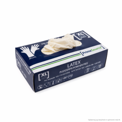 Handske Engangs Prime Source uden Pudder Latex AQL. 1,5 hvid
