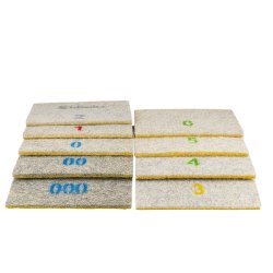 Supershine Soft, rektangulr diamant pads (grit 4)