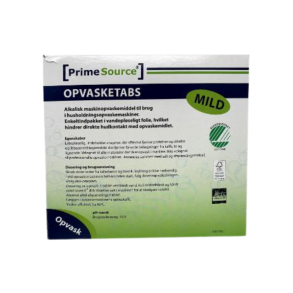 Maskinopvask Tabs Prime Source Mild 100 stk Svanemrket Oplselig t. belgninger, 100 stk