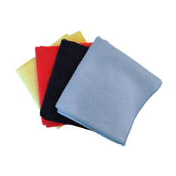 Microfiberklud, OEKO-TEX, 4 farver, 40x40cm