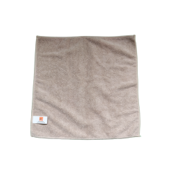 Recycled microfiberklud, beige - 295 GSM - 32x32cm