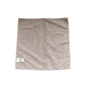Recycled microfiberklud, beige - 295 GSM - 32x32cm