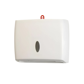 Pristine Vgdispenser, Z-Fold og W-Fold, Lille, Hvid Plast