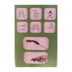 Tryk sprjte m/slange + sele