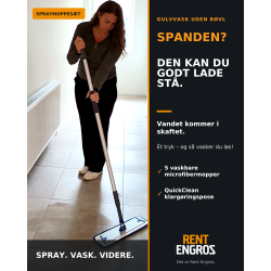 Spraymoppe s�t inkl. 5 microfibermopper