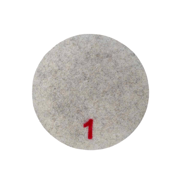 Supershine Soft, diamant pads 17" (grit 1)