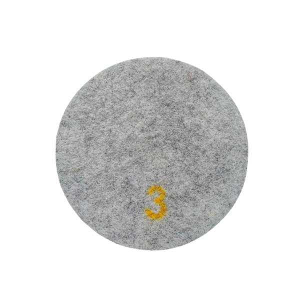 Supershine Soft, diamant pads 17"  (grit 3)
