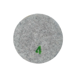 Supershine Soft, diamant pads 17"  (grit 4)