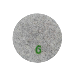 Supershine Soft, diamant pads 17"  (grit 6)