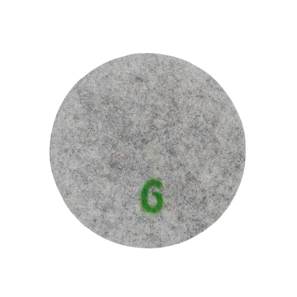 Supershine Soft, diamant pads 17"  (grit 6)