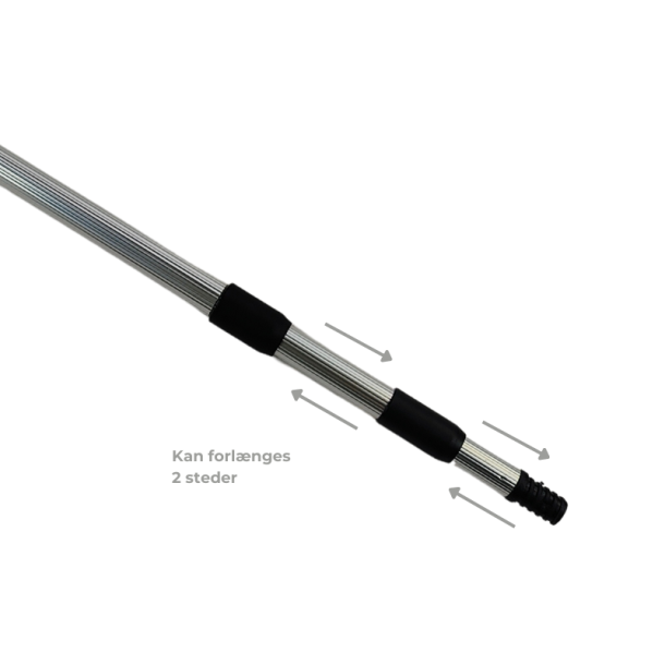 Afst�ver med alu teleskopstang 100-250 cm