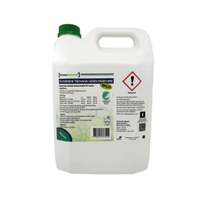 Tjvask Flydende Prime Source Mild 5ltr Svanemrket u. Parfume til Hvidt/Farvet