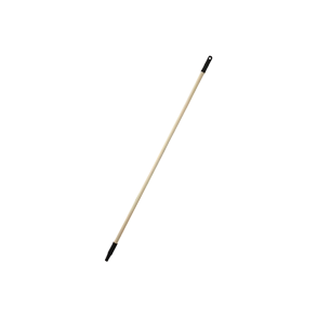 Kosteskaft i tr� med gevind 155 cm