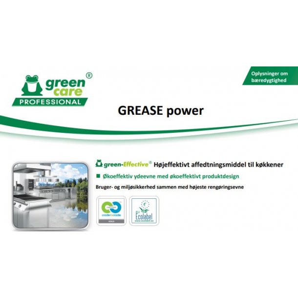 Ovn- og grillrens Tana Green Care GREASE power uden parfume (750 ml)