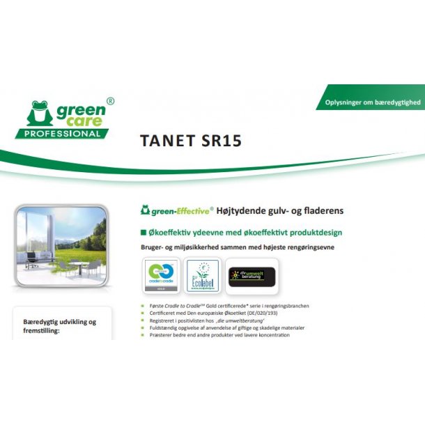 Universalreng�ring: TANET SR15 stribefri m. Parfume / 1 ltr. / Bl�