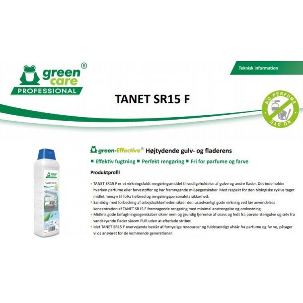 Universalreng�ring: Tanet SR15F u. Farve &amp; Parfume / 1 ltr.