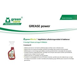 Ovn- og Grillrens: GREASE Power u. Parfume / 750 ml / Rd