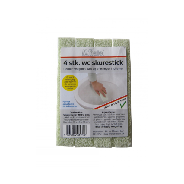 WC-skurestick, 4 stk (grn) 