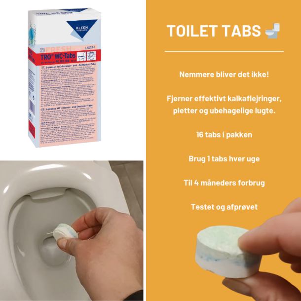 TRO Kleen WC-Tabs 16 tabs