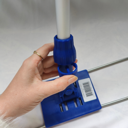Fejemoppes�t 80 cm med 5 akrylmopper og kuglestang