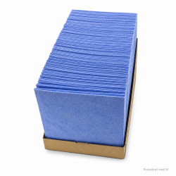Bl� non woven altmuligklud 38x40 cm, 65 stk