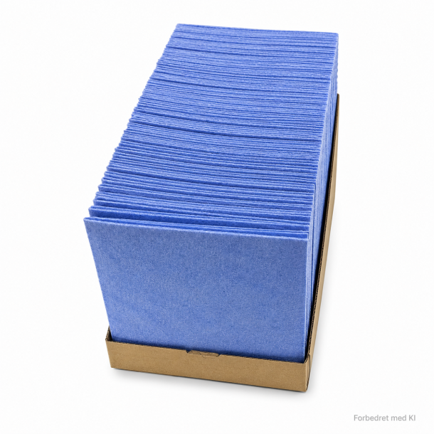 Bl� non woven altmuligklud 38x40 cm, 65 stk